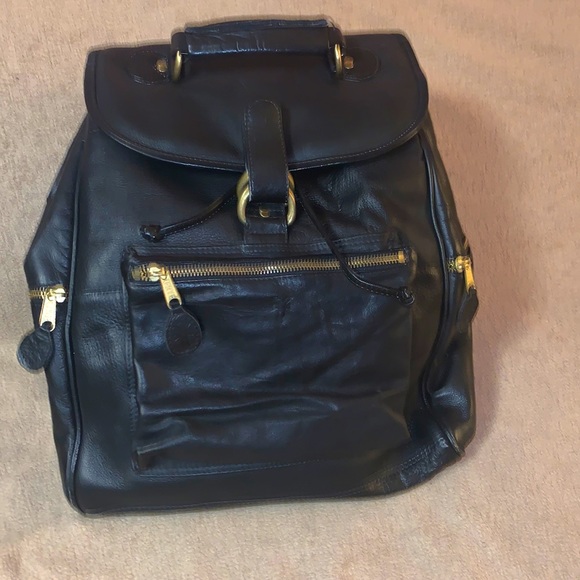 Frye Bags Frye Black Leather Backpack Poshmark